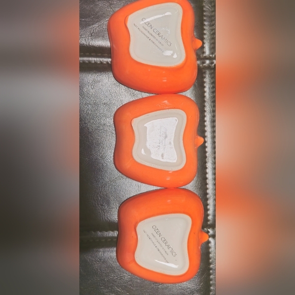 Beautiful Colorful Ozen Ceramic Set of 3 Hand-crafted in Turkey Mini Dishes ✨️ - Picture 10 of 10